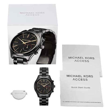 michael kors access slim runway black-tone hybrid smartwatch canada|Michael Kors Access Runway smartwatch: Everything you need .